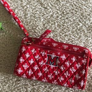 Miami University (OH) Vera Bradley Wristlet.